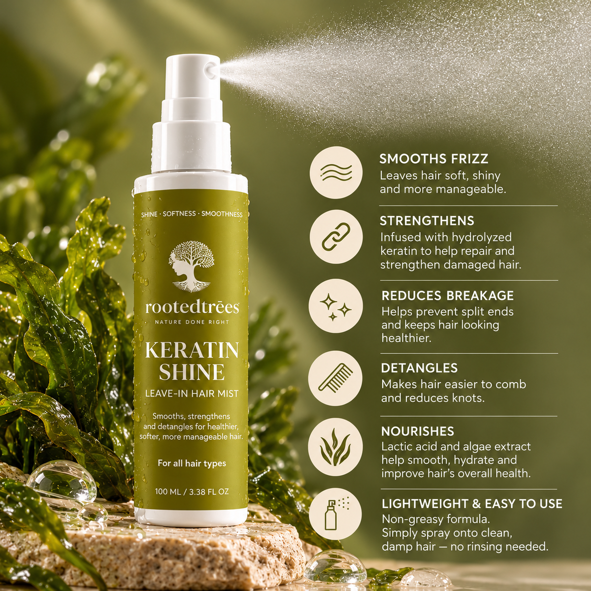 Keratin Shine Leave-In Hair Mist
